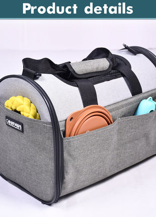 GOOPAWS Soft Sided Collapsible Airline Travel Pet Carrier Bag for Comfort and Travel - Pup List