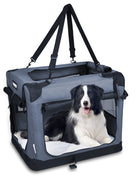 Jespet & GOOPAWS Indoor & Outdoor 3-Door Collapsible Soft-Sided Dog, Cat & Small Pet Crate - Pup List