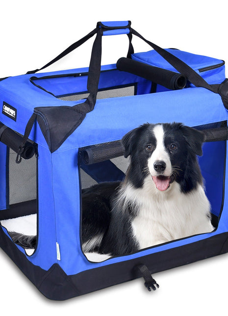 Jespet & GOOPAWS Indoor & Outdoor 3-Door Collapsible Soft-Sided Dog, Cat & Small Pet Crate - Pup List