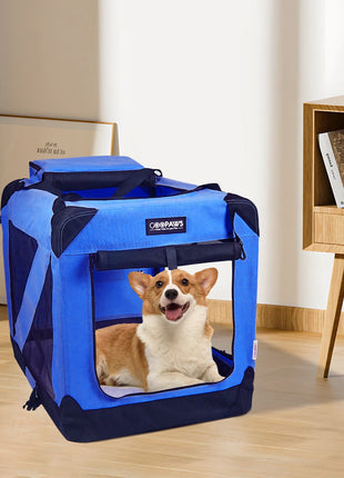 Jespet & GOOPAWS Indoor & Outdoor 3-Door Collapsible Soft-Sided Dog, Cat & Small Pet Crate - Pup List