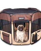 Jespet 2-Door Portable Soft-Sided Dog, Cat & Small Pet Exercise Playpen - Pup List