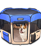 Jespet 2-Door Portable Soft-Sided Dog, Cat & Small Pet Exercise Playpen - Pup List