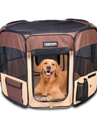 Jespet 2-Door Portable Soft-Sided Dog, Cat & Small Pet Exercise Playpen - Pup List