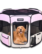 Jespet 2-Door Portable Soft-Sided Dog, Cat & Small Pet Exercise Playpen - Pup List