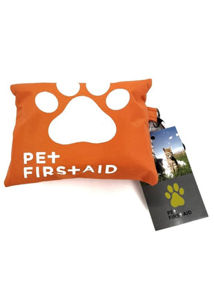 19-Piece Pet Travel First Aid Kit with Carabiner - Compact Emergency Care for Adventurous Pets