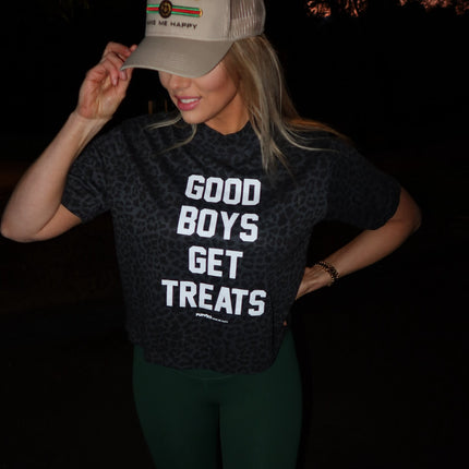 Good Boys Get Treats Crop Top | Gift for Dog Lovers & Pup Owners