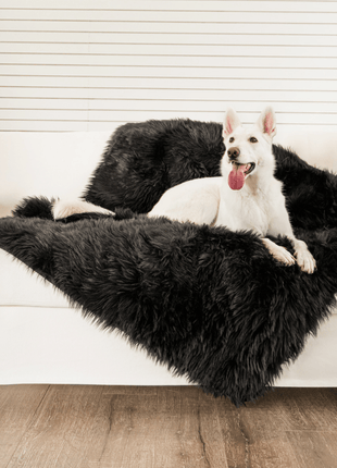 PupProtector™ Waterproof Throw Blanket - Midnight Black