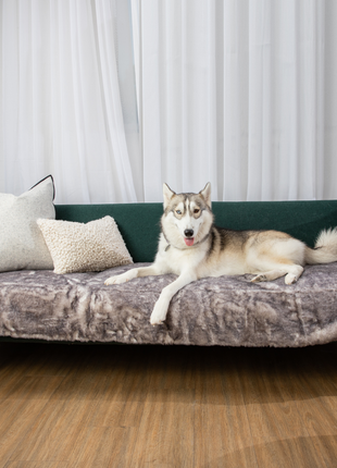 PupProtector™ Luxe Waterproof Bed Runner - Ultra Soft Chinchilla