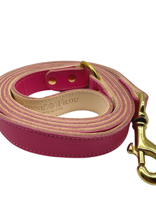 Plain Leather Dog Leashes