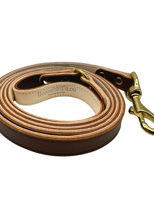 Plain Leather Dog Leashes