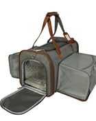 Mr. Peanut's Gold Series Standard Size Airline Compliant Double Expandable Pet Carrier