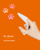 Dr. Milou Pet Dental Finger Wipes – Daily Oral Care for Dogs & Cats