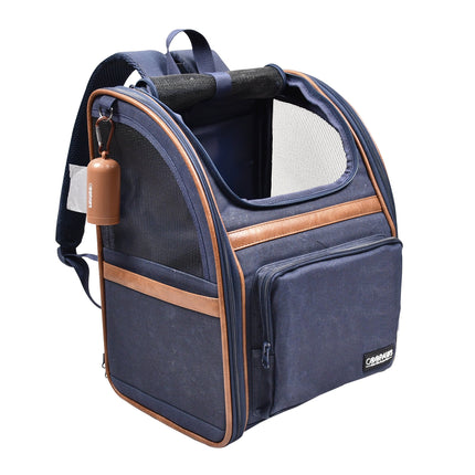 Jespet & GOOPAWS Pet Carrier Backpack, Collapsible With Breathable Mesh for Hiking Travel Camping