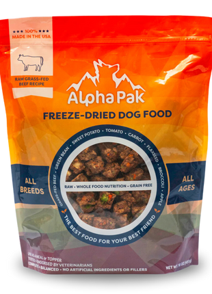 PREMIUM RAW FREEZE DRIED DOG FOOD BEEF