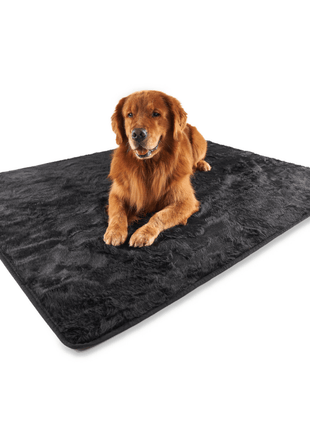 PupProtector™ Short Fur Waterproof Throw Blanket - Midnight Black