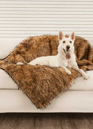PupProtector™ Waterproof Throw Blanket - Sable Tan
