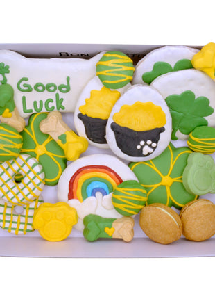 Good Luck Themed Dog Treats Gift Box