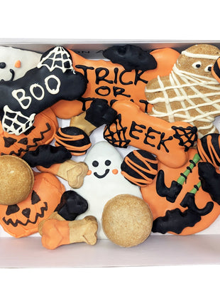 Halloween Themed Dog Treats Gift Box