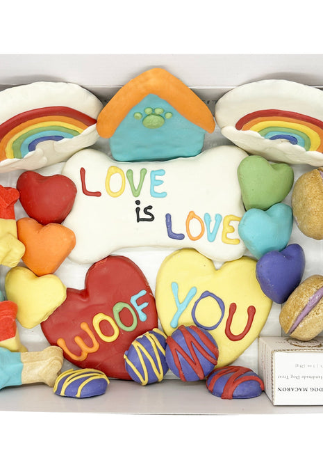 Pride Themed Dog Treats Gift Box