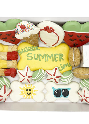 Summer Themed Dog Treats Gift Box