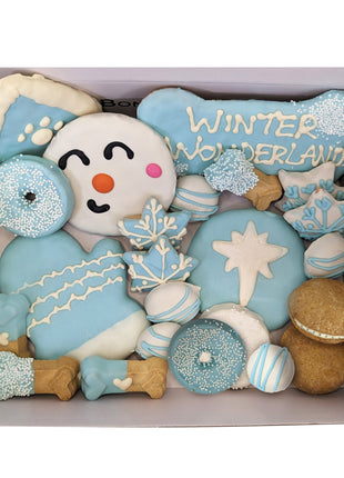 Winter Themed Dog Treats Gift Box