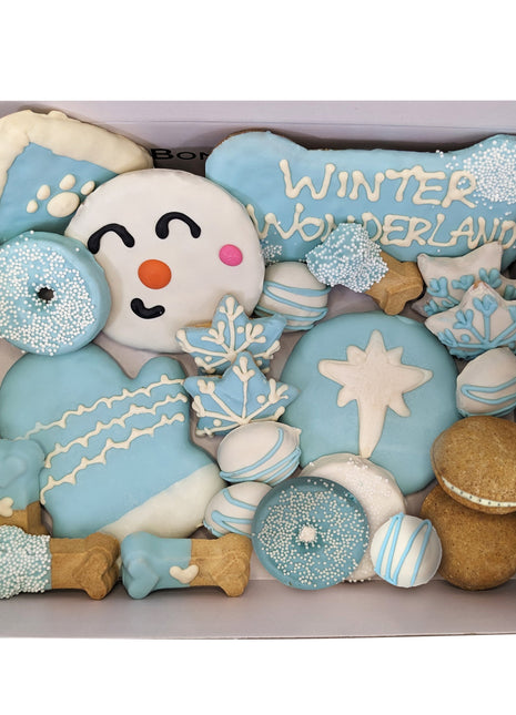 Winter Themed Dog Treats Gift Box