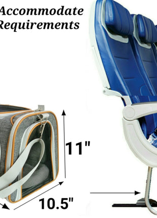Mr. Peanut's Platinum Series Expandable Pet Carrier