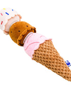 ICE CREAM PLUSH DOG TOY