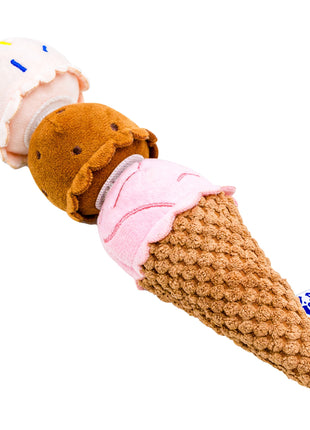 ICE CREAM PLUSH DOG TOY