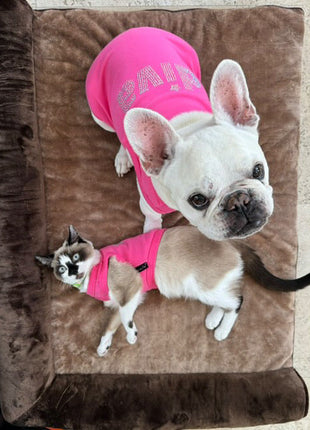 Parisian Pet 'Diva' Dog Shirt - Trendy Pet T-Shirt for Dogs & Cats, Pink