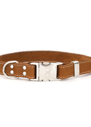 Quick-Release Style Leather Collar and Leash Set