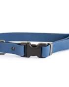 Waterproof Blue Jeans Super Soft PVC Dog Collar