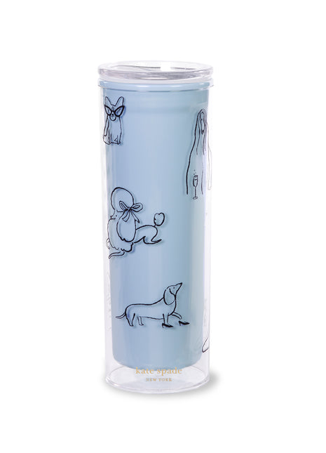 Acrylic Thermal Mug, Dog Party