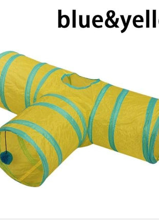 2/3/4/5 Holes Pet Cat Tunnel Toys Foldable Pet Cat Kitty Training Interactive Fun Toy For Cats Rabbit Animal Play Tunnel Tube For Cats Tunnels for Indoor Cats Cat Tube Collapsible 3 Way Pet Tunnel Great Toy for Cats