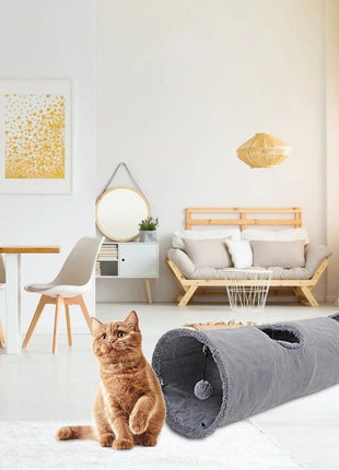 2/3/4/5 Holes Pet Cat Tunnel Toys Foldable Pet Cat Kitty Training Interactive Fun Toy For Cats Rabbit Animal Play Tunnel Tube For Cats Tunnels for Indoor Cats Cat Tube Collapsible 3 Way Pet Tunnel Great Toy for Cats