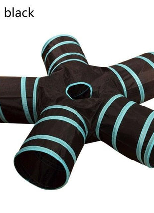 2/3/4/5 Holes Pet Cat Tunnel Toys Foldable Pet Cat Kitty Training Interactive Fun Toy For Cats Rabbit Animal Play Tunnel Tube For Cats Tunnels for Indoor Cats Cat Tube Collapsible 3 Way Pet Tunnel Great Toy for Cats