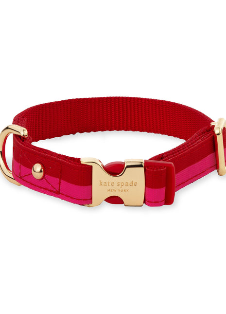 Kate Spade Red and Pink Colorblock Collar