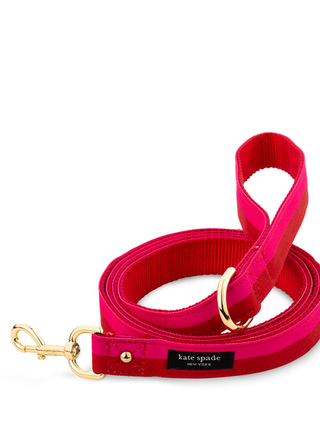 Kate Spade Red & Pink Colorblock Small Pet Leash