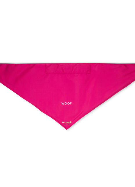 Kate Spade Red and Pink Colorblock M/L Bandana