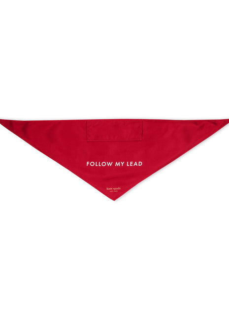 Kate Spade Small Pink and Red Colorblock Bandana,