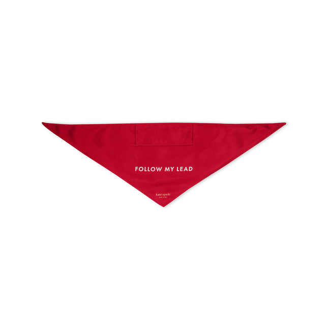 Kate Spade Small Pink and Red Colorblock Bandana,
