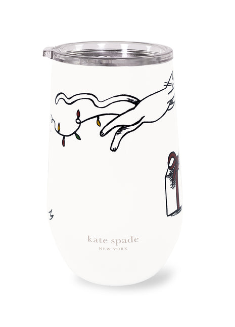 Kate Spade Stainless Steel Wine Tumbler, Holiday Party