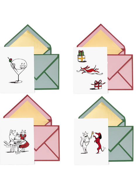 Assorted Holiday Card Set, Holiday Party