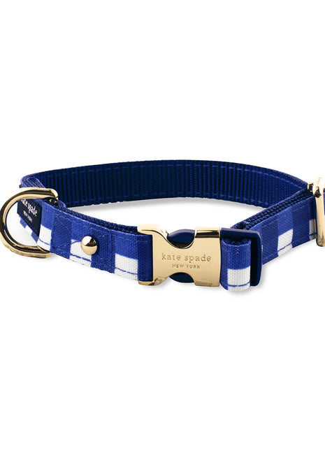 Kate Spade Navy Gingham X-Small Collar