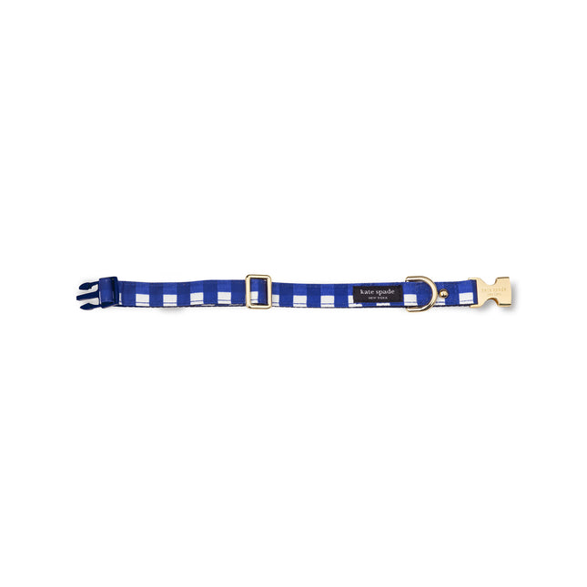 Kate Spade Navy Gingham X-Small Collar