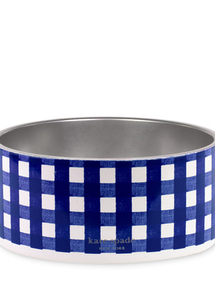 Kate Spade Navy Gingham Large Bowl