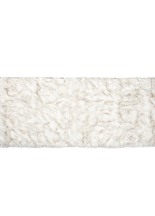 PupProtector™ Waterproof Bed Runner - White with Brown Accents