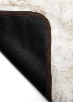 PupProtector™ Waterproof Bed Runner - White with Brown Accents