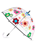 Kate Spade Gingham Garden Clear Umbrella