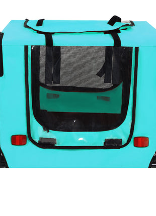 Pet Bike Trailer Dog Cart for Bicycle,Suitable for Small and Medium Pets, Easy Folding Cart Frame, Quick Release Wheel, Non-Slip Floor, Internal Leash - Pup List